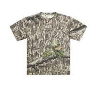 Mossy Oak Men's Standard Camo Hunting Shirt Short Sleeve Cotton, Country Roots
