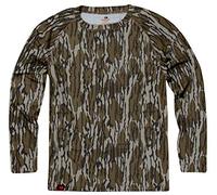 Mossy Oak Men's Standard Camo Hunting Shirts Long Sleeve, Original Bottomland, X-Large