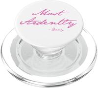 Most Ardently -Darcy In Jane Austen Handwriting Pink Print PopSockets PopGrip for MagSafe