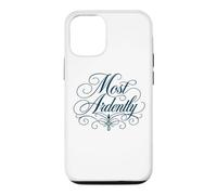 Most Ardently Jane Austen Ornate Navy Lettering Case for iPhone 12/12 Pro