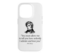 Most Ardently Love You Mr. Darcy Black Print Case for iPhone 14 Pro