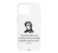 Most Ardently Love You Mr. Darcy Black Print Case for iPhone 15