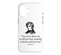Most Ardently Love You Mr. Darcy Black Print Case for iPhone 16