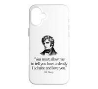 Most Ardently Love You Mr. Darcy Black Print Case for iPhone 16 Plus