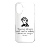 Most Ardently Love You Mr. Darcy Black Print Case for iPhone 17