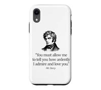 Most Ardently Love You Mr. Darcy Black Print Case for iPhone XR