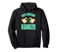 Most Awesome Banker Financial Success Money Mindset Pullover Hoodie