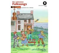 Most Beautiful Folk Songs for 1-2 Violins Book/Audio Online by Hal Leonard ...