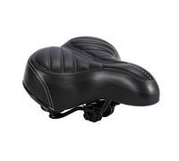 Most Comfortable Bike Seat - Oversized Extra Wide Exercise Bicycle Saddle Universal Fit for Road Spin Stationary Mountain Gift for Men Women Senior