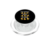Most Definitely Not All In A Row Duck Lover Funny Humor PopSockets PopGrip for MagSafe