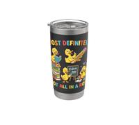 Most Definitely Not All in A Row Ducks School Stainless Steel Insulated Tumbler