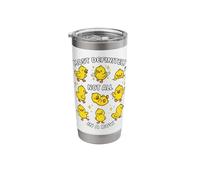 Most Definitely Not All in A Row Funny Duck Organized Chaos Stainless Steel Insulated Tumbler