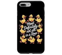 Most Definitely Not All In A Row Funny Ducks Case for iPhone 7 Plus/8 Plus
