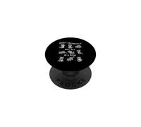 Most Definitely Not All In A Row Funny Raccoon Trash Panda PopSockets Adhesive PopGrip