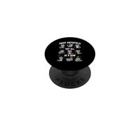 Most Definitely Not All In A Row Funny Raccoon Trash Panda PopSockets Adhesive PopGrip