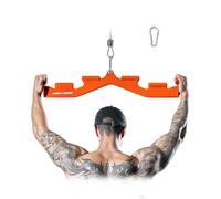 MOST GRIP LAT Pull Down Bar with 6 Ergonomic Handles, Neutral Grip LAT Pulldown Attachments for Whole Back Training, Wide Grip LAT Pulldown Bars for Home Gym Cable
