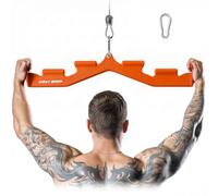 MOST GRIP LAT Pull Down Bar with 6 Ergonomic Handles, Neutral Grip LAT Pulldown Attachments for Whole Back Training, Wide Grip LAT Pulldown Bars for Home Gym Cable