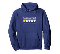 Most Hated Disliked Narendra Modi Funny Political Pullover Hoodie, Adult Unisex, Navy Blue, Large