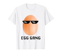Most Liked Egg T-shirt - Egg Gang Tee White tee