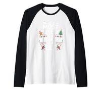Most Likely To Be Mistaken As An Elf Christmas Raglan Baseball Tee
