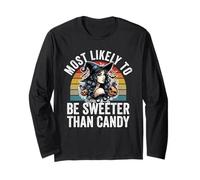 Most Likely to Be Sweeter Than Candy Funny Halloween Long Sleeve T-Shirt