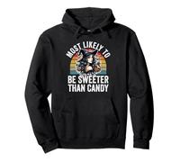 Most Likely To Be Sweeter Than Candy Funny Halloween Pullover Hoodie