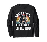 Most Likely to Be The Cutest Little Boo Funny Halloween Long Sleeve T-Shirt