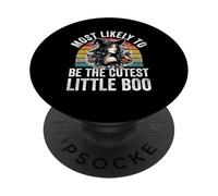 Most Likely To Be The Cutest Little Boo Funny Halloween PopSockets Adhesive PopGrip