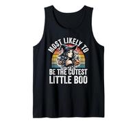 Most Likely to Be The Cutest Little Boo Funny Halloween Tank Top