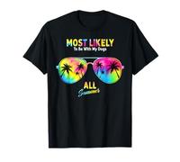 Most Likely To Be With My Dogs All Summer T-Shirt