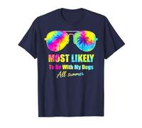Most Likely To Be With My Dogs All Summer T-Shirt