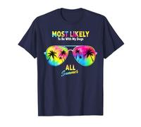 Most Likely To Be With My Dogs All Summer T-Shirt