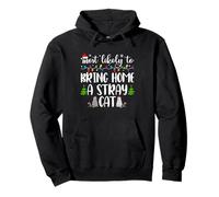 Most Likely To Bring Home A Stray Cat Family Christmas Pullover Hoodie