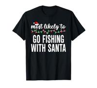 Most Likely to Christmas Matching Family Pajamas Apparel T-Shirt