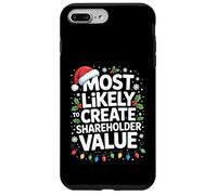 Most Likely To Create Shareholder Value Funny Xmas Pattern Case for iPhone 7 Plus/8 Plus