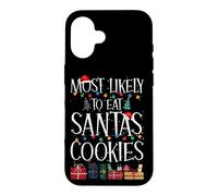 Most Likely To Eat The Santa’s Cookies Xmas Pajama Case for iPhone 16