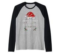 Most Likely to Fart On Santa's Lap Matching Family Christmas Raglan Baseball Tee
