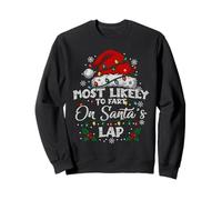 Most Likely To Fart On Santa's Lap Matching Family Christmas Sweatshirt