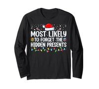 Most Likely to Forget The Hidden Presents Matching Family PJ Long Sleeve T-Shirt