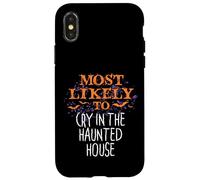 Most Likely To Halloween Cry In The Haunted House Matching Case for iPhone X/XS