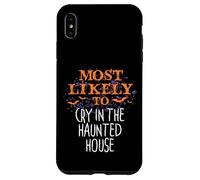 Most Likely To Halloween Cry In The Haunted House Matching Case for iPhone XS Max