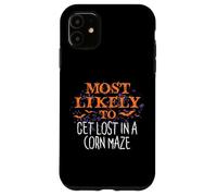 Most Likely To Halloween Get Lost In A Corn Maze Matching Case for iPhone 11