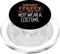 Most Likely To Halloween Not Wear A Costume Matching PopSockets PopGrip for MagSafe