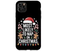 Most Likely To Nap On Christmas Holiday Party Santa Lovers Case for iPhone 11 Pro Max
