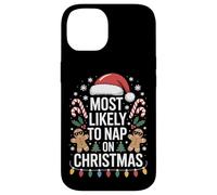 Most Likely To Nap On Christmas Holiday Party Santa Lovers Case for iPhone 14