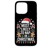 Most Likely To Nap On Christmas Holiday Party Santa Lovers Case for iPhone 15 Pro Max