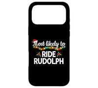 Most Likely To Ride Rudolph Funny Family Matching Christmas Case for iPhone 17 Pro Max