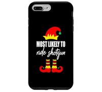 Most Likely To Ride Shotgun Elf Ugly Christmas Sweater Case for iPhone 7 Plus/8 Plus