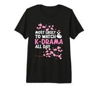 Most Likely to See K-Drama Funn Korean Premium T-Shirt