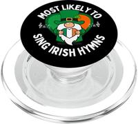 Most Likely to Sing an Irish Hymn Shamrock St. Patrick’s Day PopSockets PopGrip for MagSafe